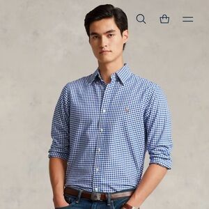 Men’s Polo Ralph Lauren Classic Fit Gingham Oxford Shirt